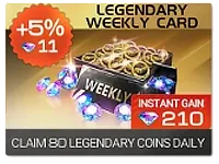 Legendary Weekly Card
